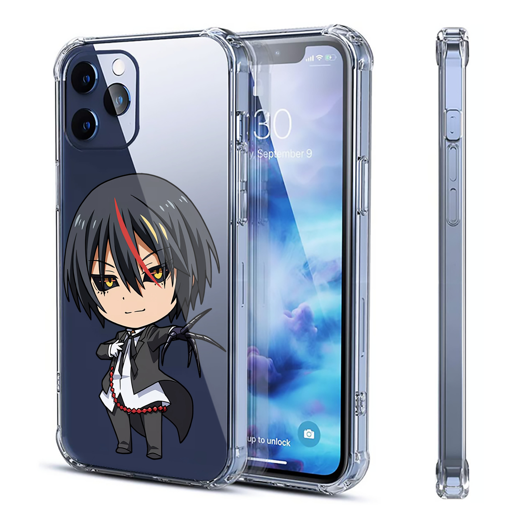 （画像用） 転スラ Regarding Reincarnated to Slime 【iPhone 12シリーズ対応】透明スマホケース（クリアソフトケース）